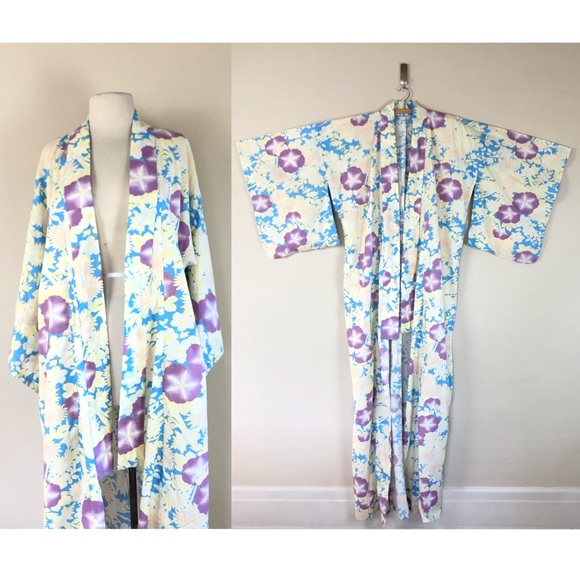NAAMI Black Cotton Kimono Robe Wrap Light Soft Natural Dyed Block Printed Patterns Beach Festival Ceremony Boho Summer Spring AJJAYA